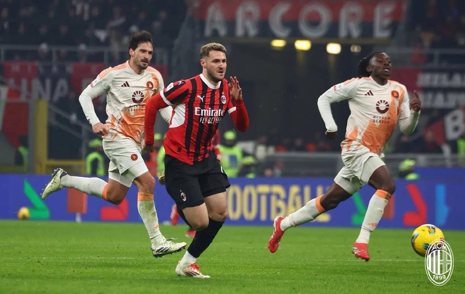 AC米兰客场-小胜桑普多利亚，哈基米进球