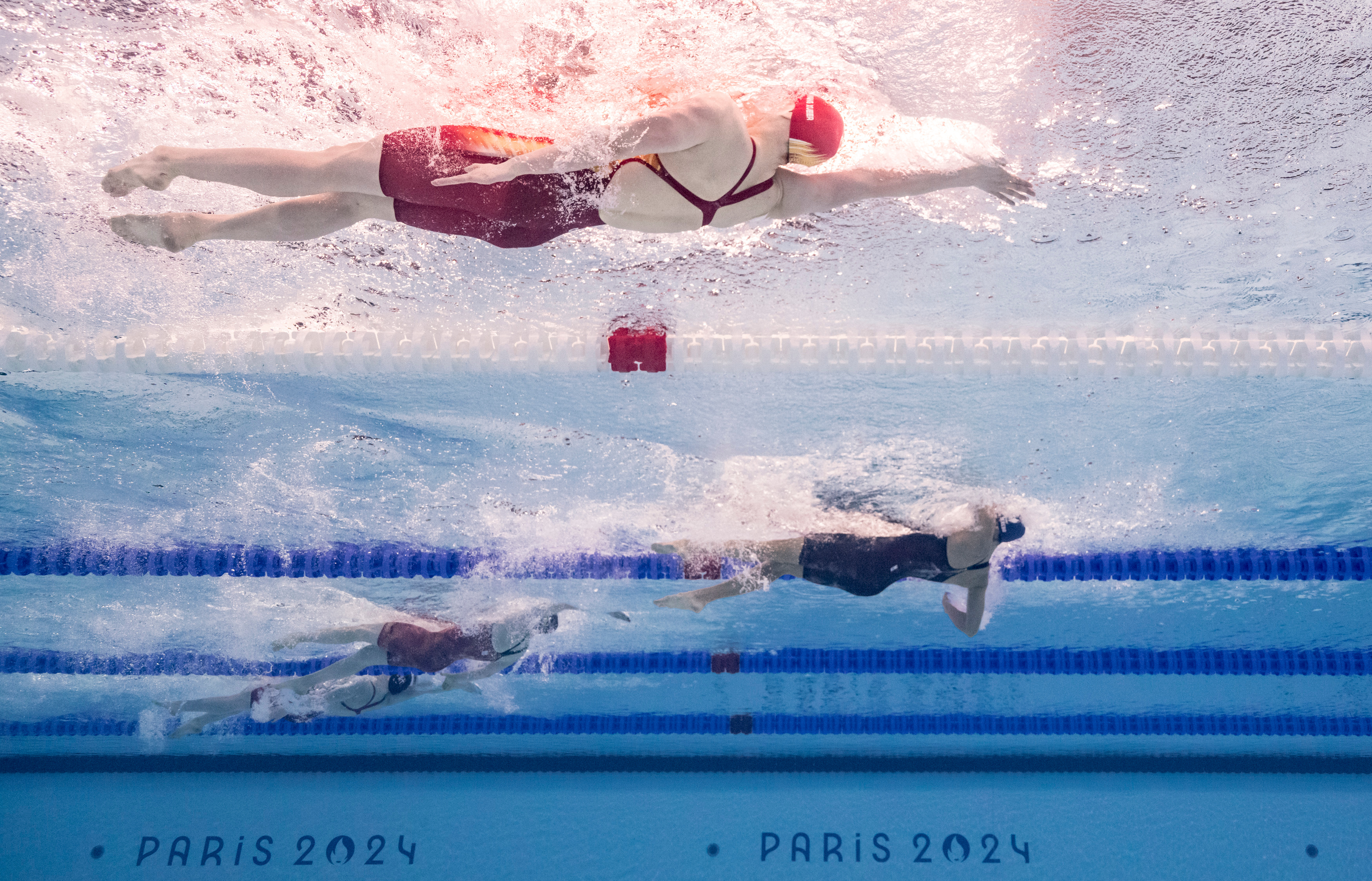 法国游泳队表现出色，女子接力梦碎