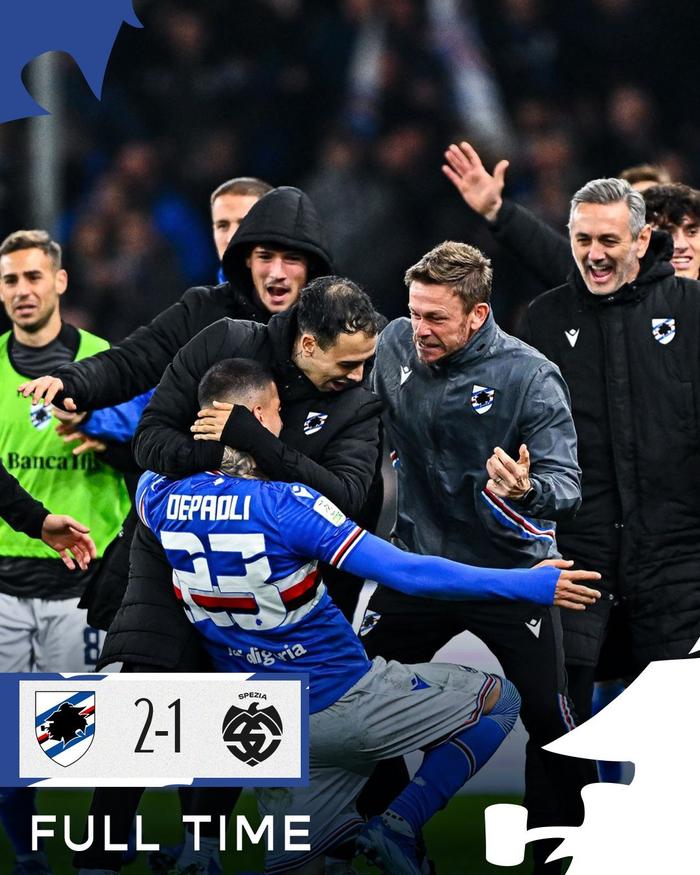 斯佩齐亚绝杀成功，击败桑普多利亚的简单介绍