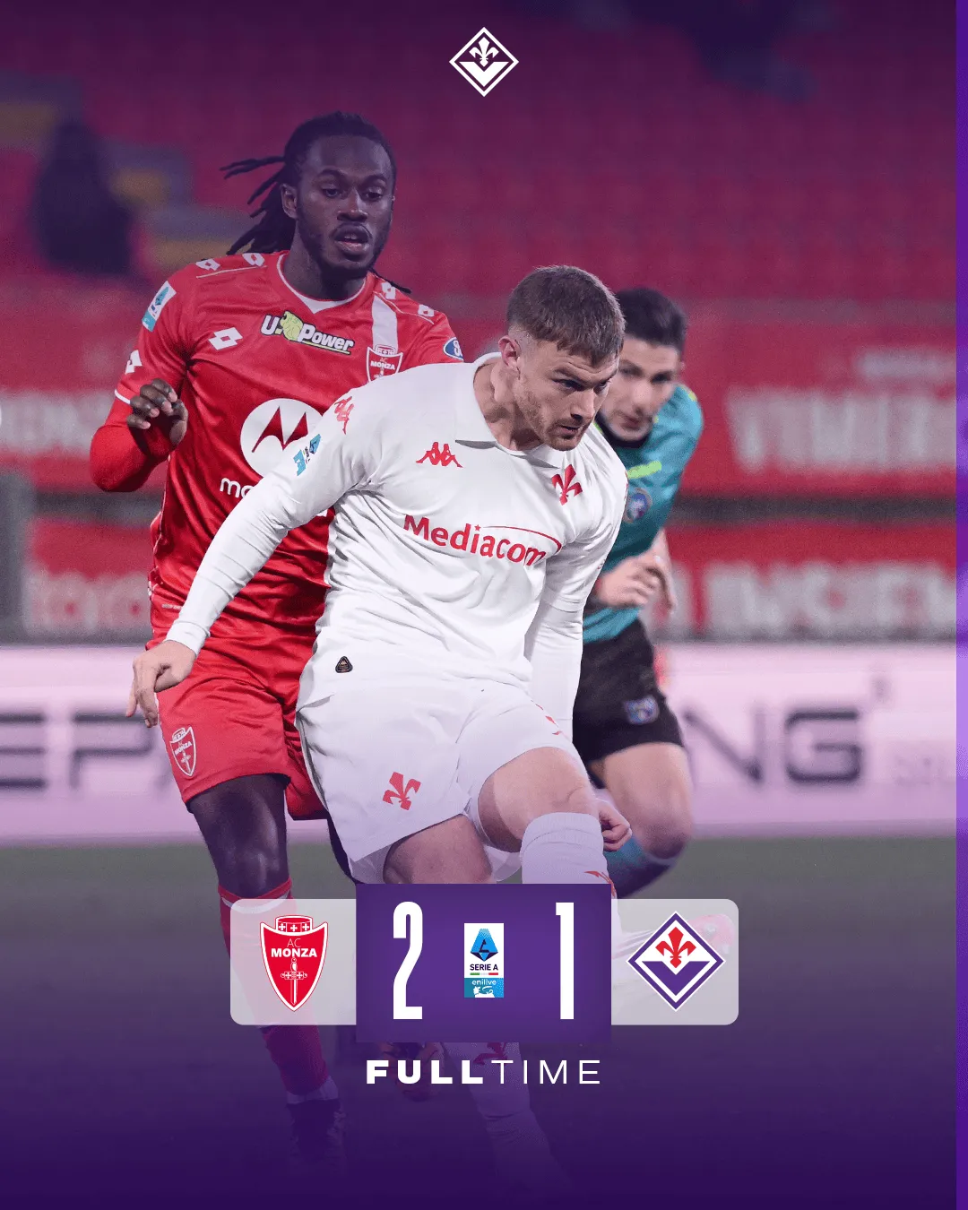 佛罗伦萨主场告负，遭遇两轮连败